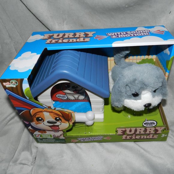 Furry Friends🐶 Interactive Puppy &🦴Bone & Dog 🏚️ House playset🆕 SHIPS😮‍⚡🚚 - Picture 1 of 16